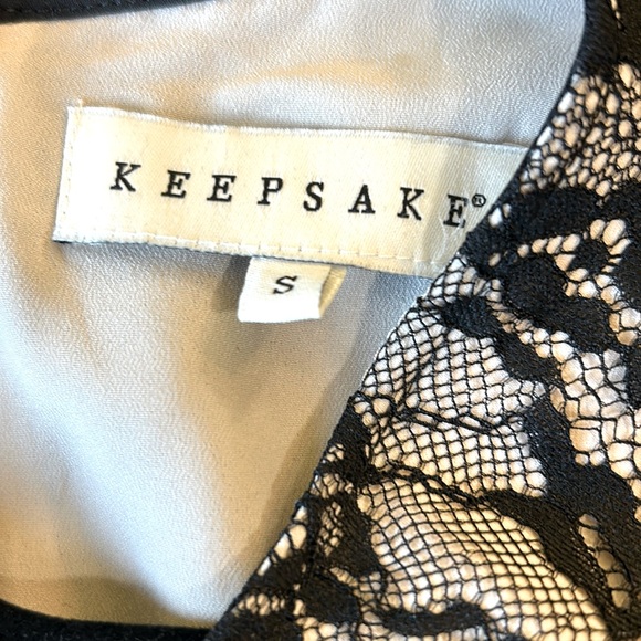 Keepsake Strange Desire Playsuit Romper,Black&Lace,Sleeveless-Zipper Closure-Sm - Picture 6 of 10